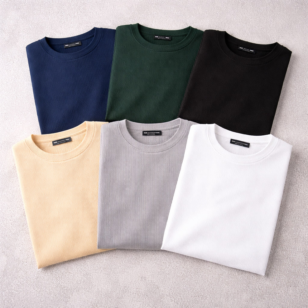 بلوز مردانه آستین بلند مشکی مدل Atra