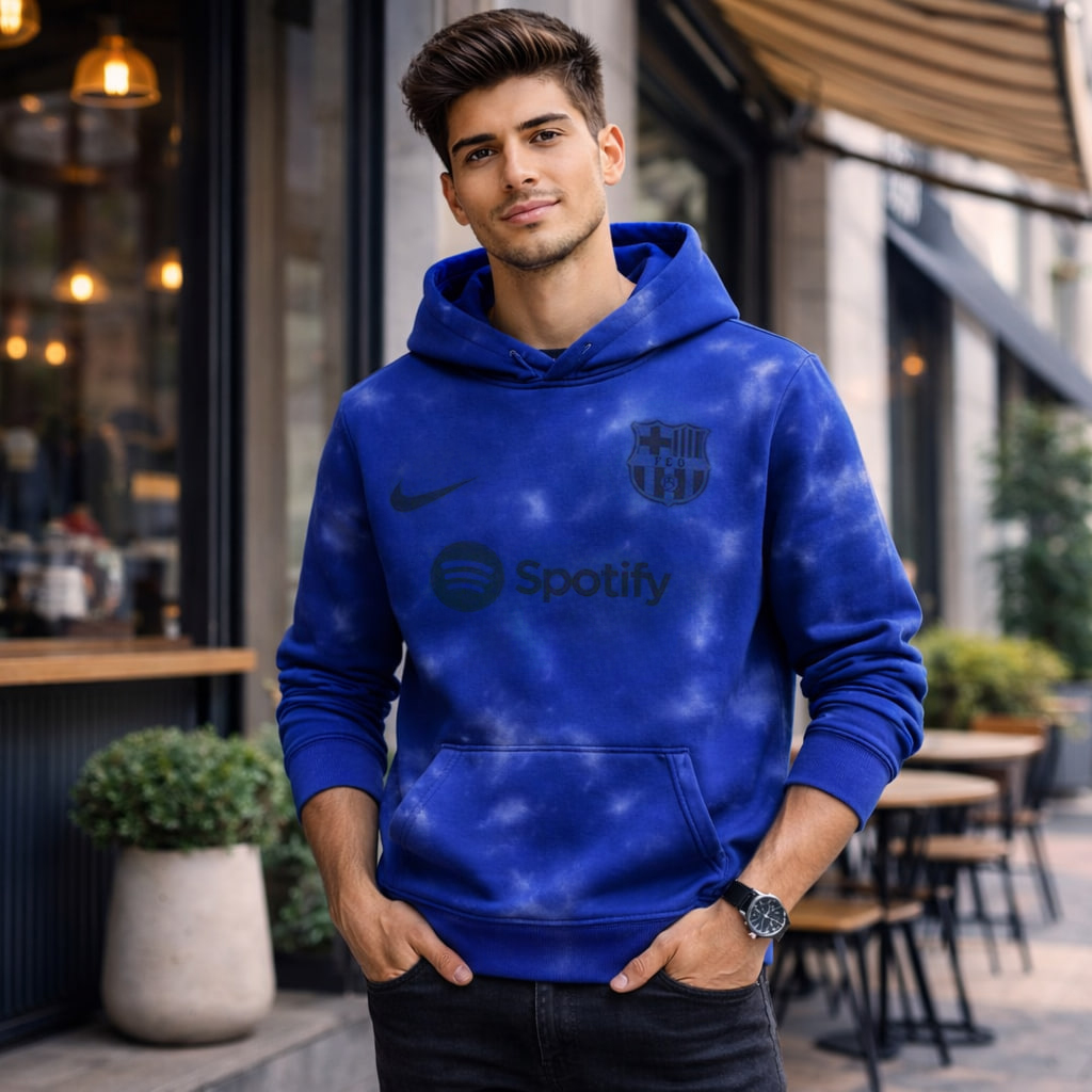 هودی مدل بارسلونا-آبی